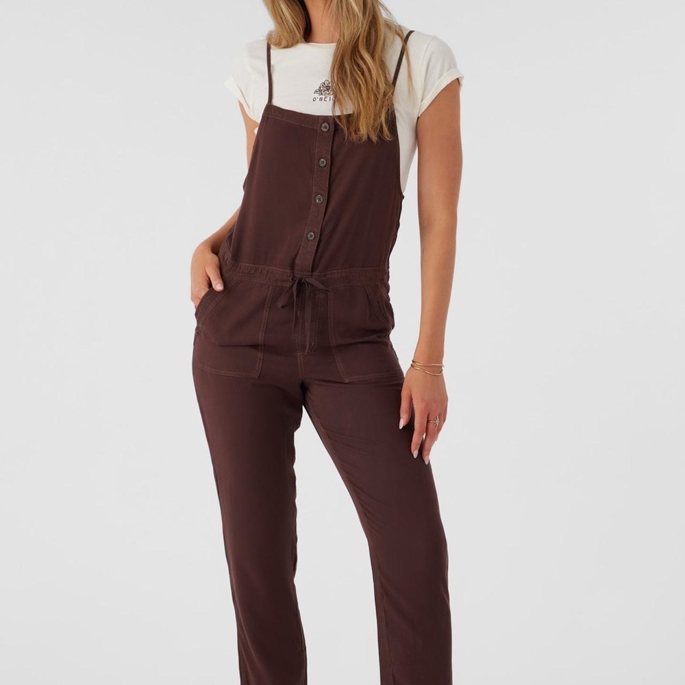 O'Neill Chocolate Brown Jumpsuit